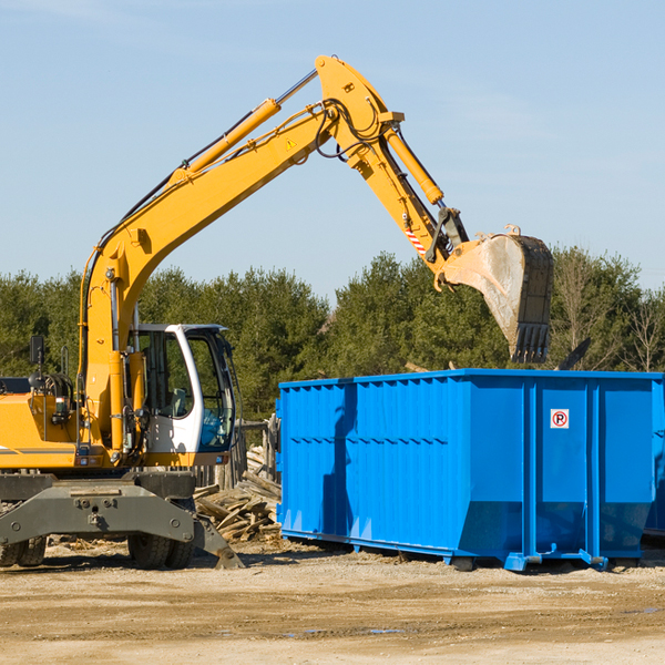 can i choose the location where the residential dumpster will be placed in Nevis Minnesota